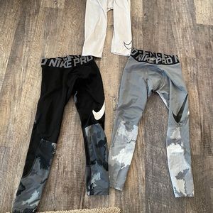 Nike Pro leggings. Boys